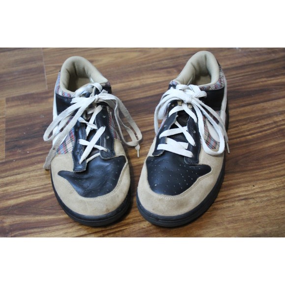 Nike Dunk Low CL Khaki & Black Plaid SB 304714-017 Size 10 main image 9